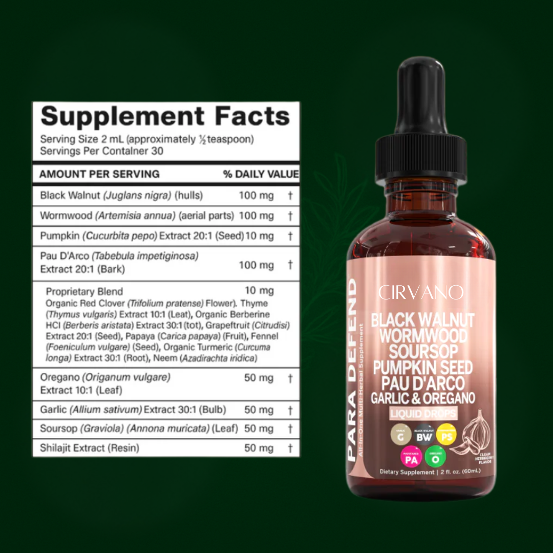 Vitalux Wormwood Parasite Purge Detox