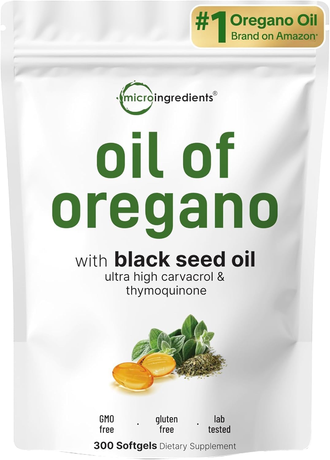 Pure Oregano + Black Seed Softgels