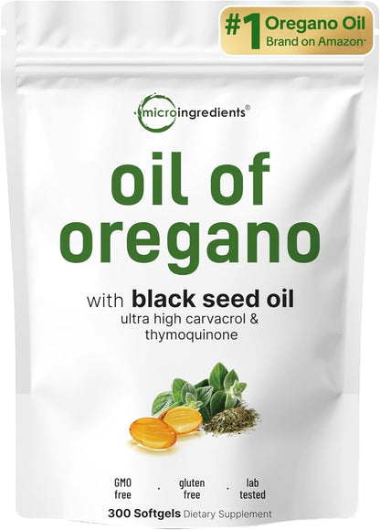 Pure Oregano + Black Seed Softgels