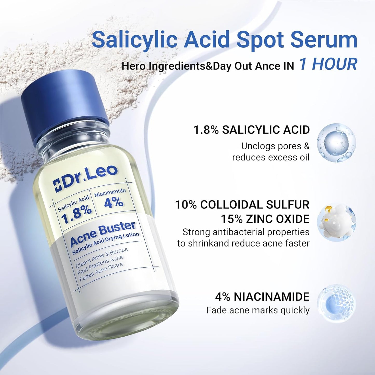 ClearFast Salicylic Spot Serum within 15 days