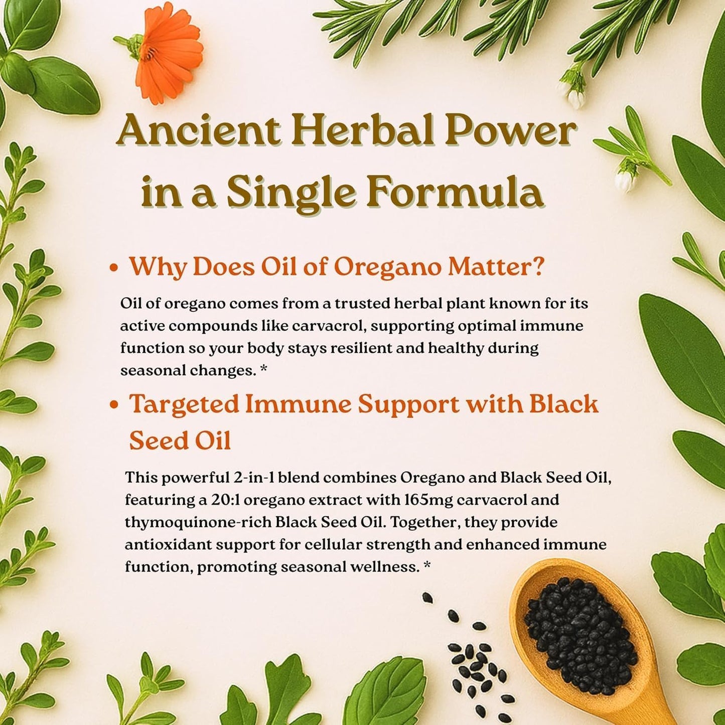 Pure Oregano + Black Seed Softgels