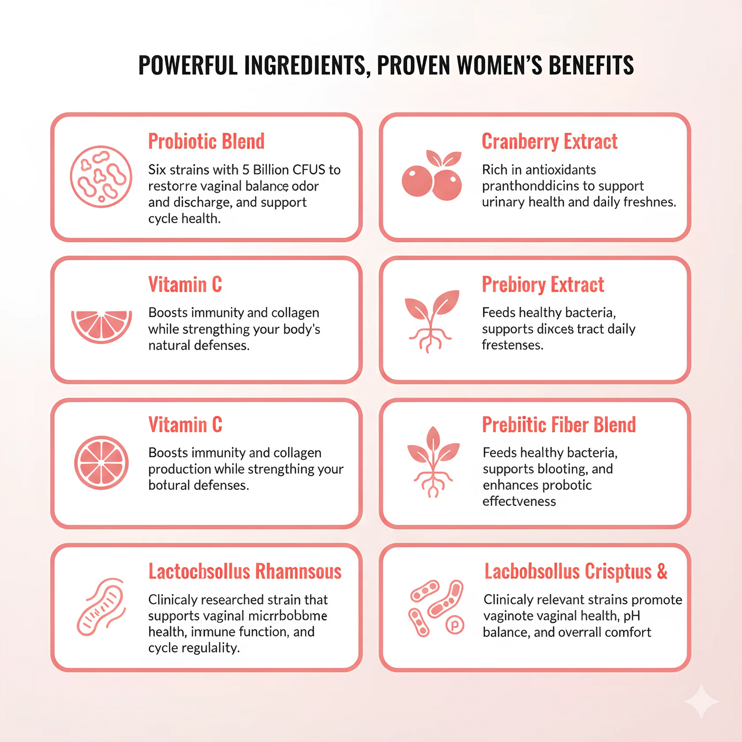 Cranberry Women's Probiotic Gummies