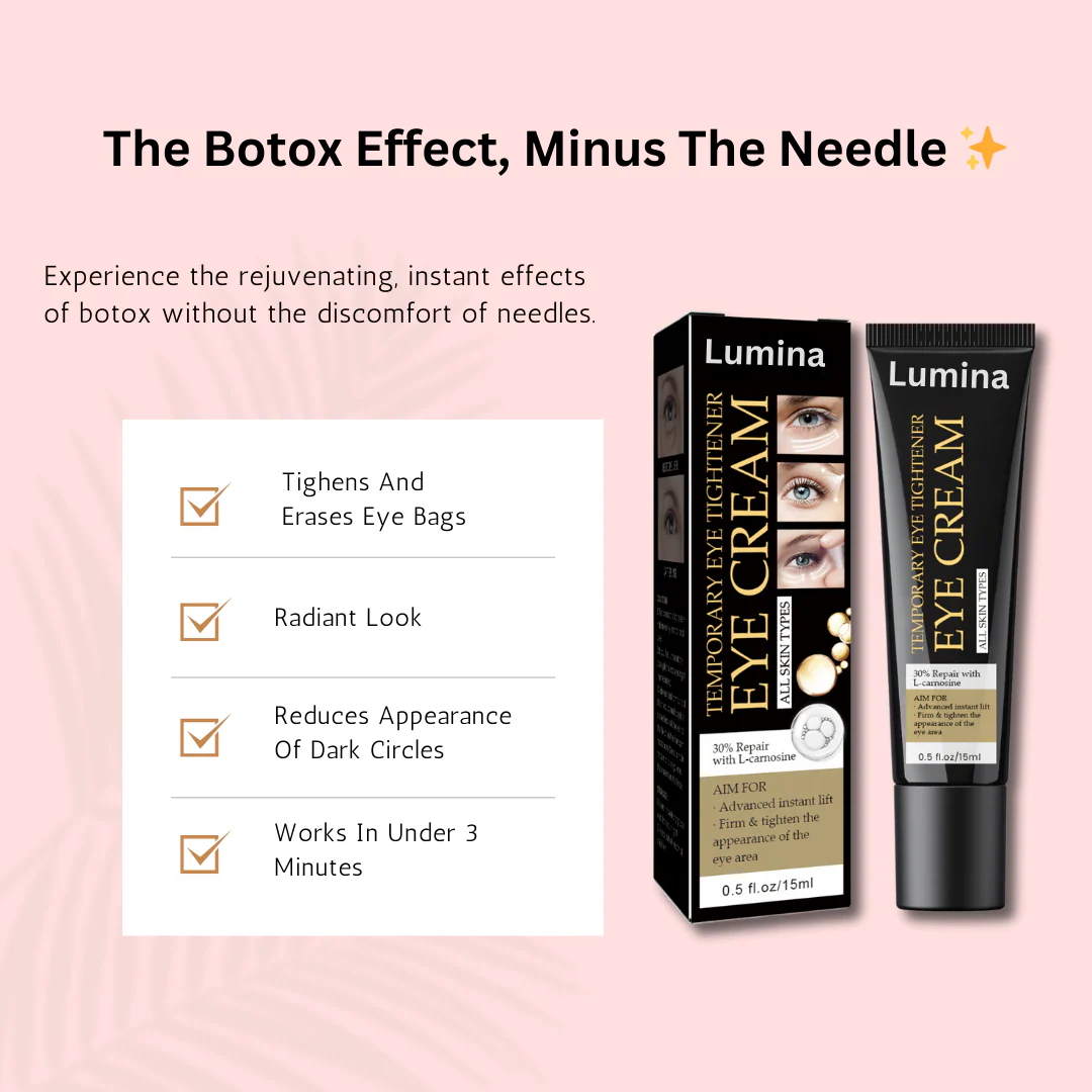 Face Tightening + Eyebag Removal Cream