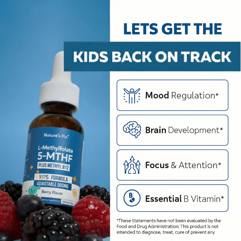 Kids Methylfolate Plus B12 Cofactor