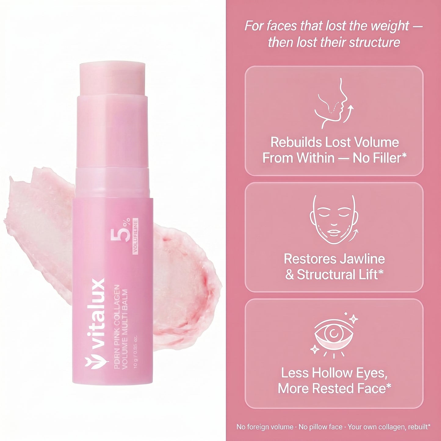 Vitalux PDRN Pink Collagen Volume Multi Balm